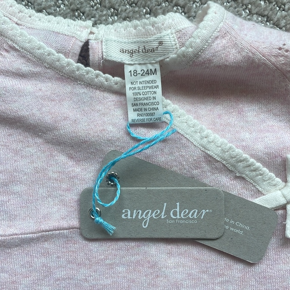 NWT Angel Dear baby girls dress size 18-24 months - Picture 2 of 3